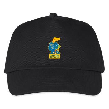 Capital suscite des étincelles de connaissance - Casquette de baseball Enfant - noir - Devant
