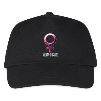 Equal Rights Are Not Optional Feminism - Kids’ Baseball Cap - black - Front
