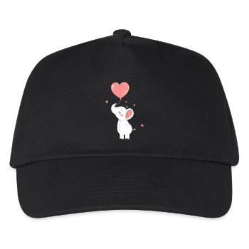 Geschenk Mutter Muttertag Geschenk Mama Geschenke - Kinder Basecap - Schwarz - Vorne