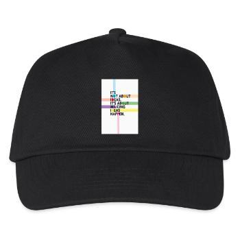 It’s Not About Ideas It’s About Making Them Happen - Kinder Basecap - Schwarz - Vorne