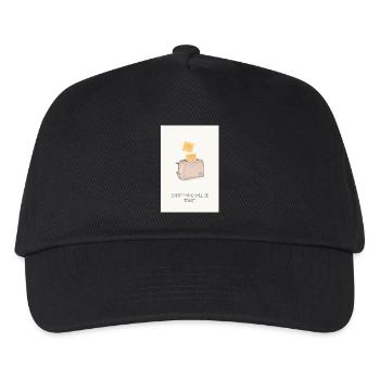 Everything Will Be Toast – Funny Kitchen Poster - Kids’ Baseball Cap - black - Front