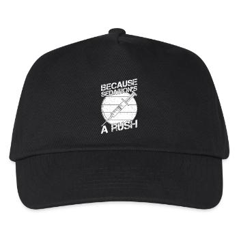 Anesthesiologist Sedation ́s Rush Anesthesia - Kids’ Baseball Cap - black - Front