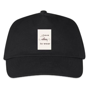 I Have Nothing to Wear - Kids’ Baseball Cap - black - Front