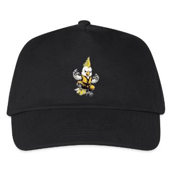 Kakadu-Kung-Fu - Kinder Basecap - Schwarz - Vorne