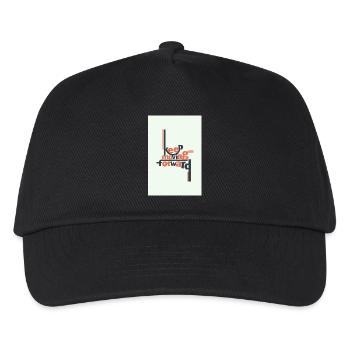 Continuer d’avancer Typographie minimale - Casquette de baseball Enfant - noir - Devant
