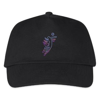 Volleyball Girls Volleyball Player Beach Volleyball - Kids’ Baseball Cap - black - Front