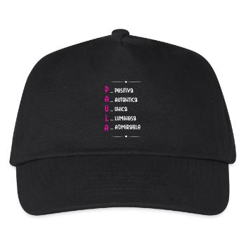 Sara Personalisiertes Geschenk - Kinder Basecap - Schwarz - Vorne