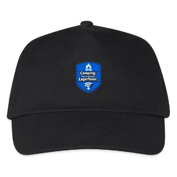 Feu de camp de camping - Casquette de baseball Enfant - noir - Devant