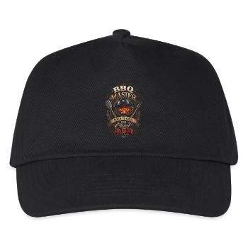 Papa Chef Master of the BBQ Grill - Father"s day - Kids’ Baseball Cap - black - Front