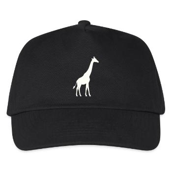 Giraffe Silhouette - Kids’ Baseball Cap - black - Front