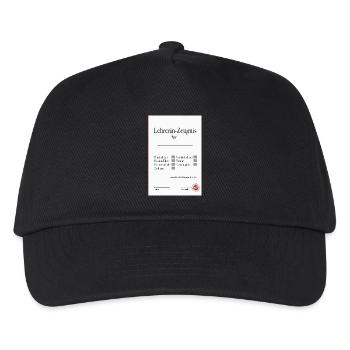 Témoignage d’enseignant : cadeau d’adieu drôle - Casquette de baseball Enfant - noir - Devant
