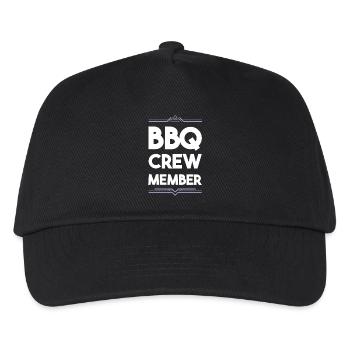 Bbq Crew - Kinder Basecap - Schwarz - Vorne