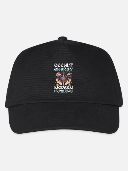  Occult Energy Modern Problems Okkulte Energie - Kinder Basecap - Schwarz