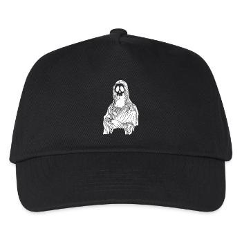 Mona Lisa Schädel (Weiß) - Kinder Basecap - Schwarz - Vorne
