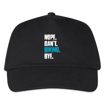 Nope can't biking Fahrrad Mountainbike Downhill - Kinder Basecap - Schwarz - Vorne