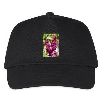 Lilas en fleurs dans le jardin printanier - Casquette de baseball Enfant - noir - Devant