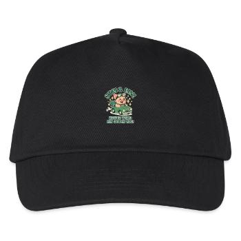 Steig ein Heute wird ein guter Tag - Kinder Basecap - Schwarz - Vorne
