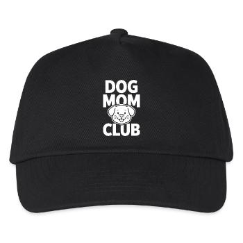 Dog Mom Club mit süßem Hund - Kinder Basecap - Schwarz - Vorne