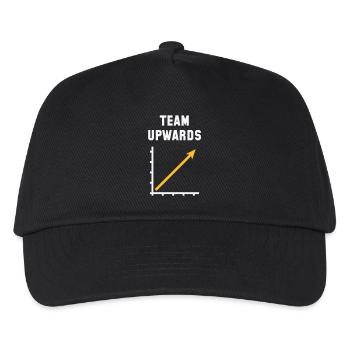 Team Upwards (Success / Progress / NEG Gold 2C) - Kids’ Baseball Cap - black - Front