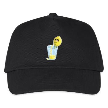 Lemon Makes Juice – Funny Cartoon - Kids’ Baseball Cap - black - Front