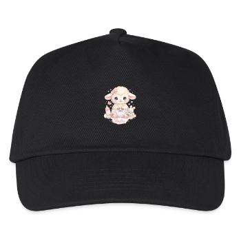 Baby sheep - Kids’ Baseball Cap - black - Front