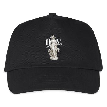 Medusa-Göttinnen-Marmor - Kinder Basecap - Schwarz - Vorne