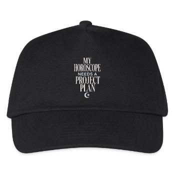 My Horoscope Needs a Project Plan - Kinder Basecap - Schwarz - Vorne