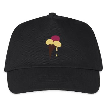 Eis - Kinder Basecap - Schwarz - Vorne