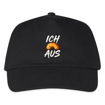 Lustiger Spruch Humor Ich Flip Aus Geschenkidee - Kinder Basecap - Schwarz - Vorne