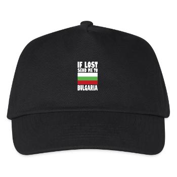 Bulgaria Flag Saying - Kids’ Baseball Cap - black - Front