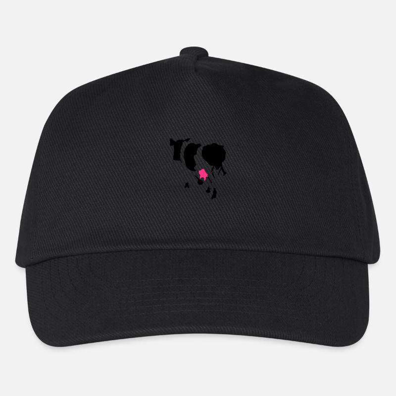 Die Kuh - Kinder Basecap - Schwarz