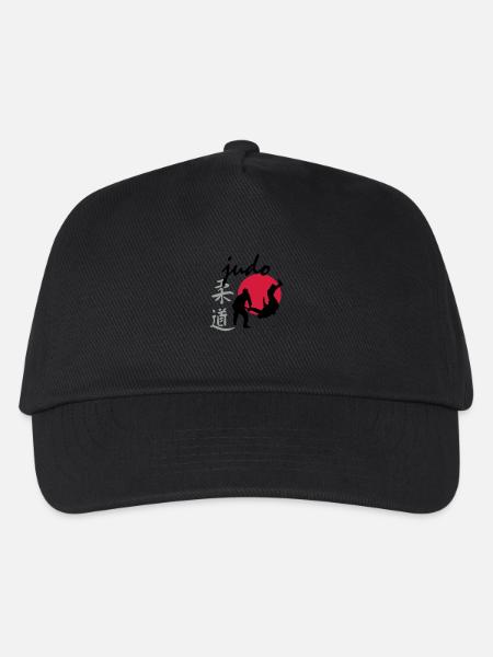 Judo - Kinder Basecap - Schwarz
