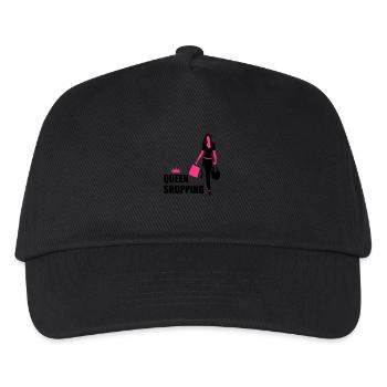 Queen Shopping Crown - Kinder Basecap - Schwarz - Vorne