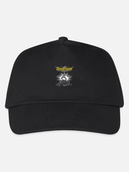 Angelgott, original RAHMENLOS® Design - Kinder Basecap - Schwarz
