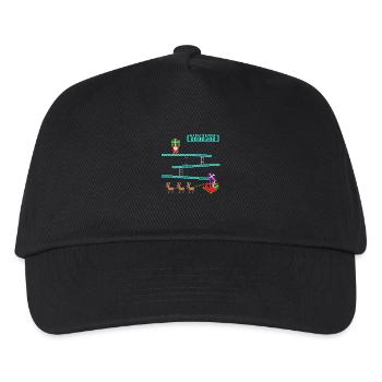 Santa Kong - Casquette de baseball Enfant - noir - Devant