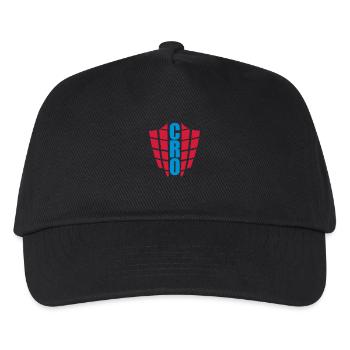 Croatie - Hrvatska - Croatie - Casquette de baseball Enfant - noir - Devant