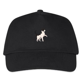 Cat Black and White - Kids’ Baseball Cap - black - Front