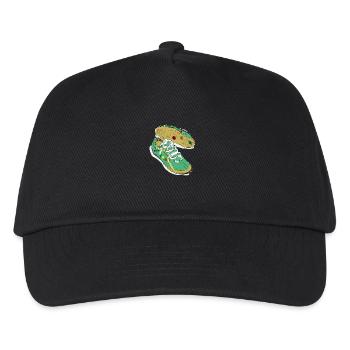 turnschuh RASTA - Kinder Basecap - Schwarz - Vorne