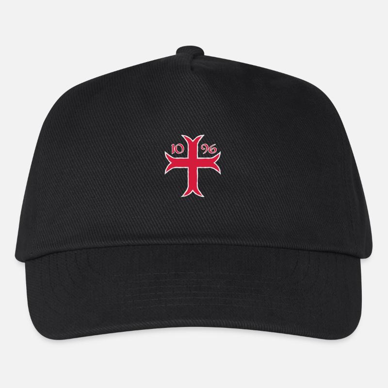 Kreuzzug Kreuz - Kinder Basecap - Schwarz