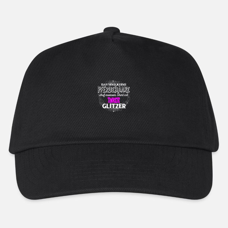 TINKER - Glitzer - Kinder Basecap - Schwarz