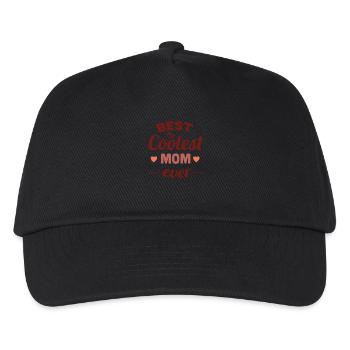 am besten und coolsten Mutter jemals - Kinder Basecap - Schwarz - Vorne