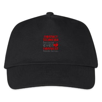 Pharmacie / Pharmacien: technicien en pharmacie, becaus - Casquette de baseball Enfant - noir - Devant