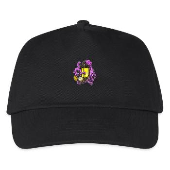 steampunk octopus - Kids’ Baseball Cap - black - Front