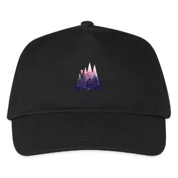 Shape of Woods - Kinder Basecap - Schwarz - Vorne