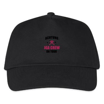 JGA T-Shirt - JGA Crew Shirt - Braut T-Shirt - JGA - Kinder Basecap - Schwarz - Vorne