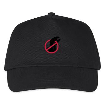 L'énergie nucléaire - non pas avec nous! - Casquette de baseball Enfant - noir - Devant