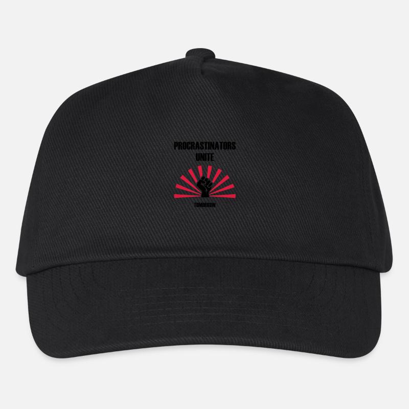 Procrastinators unissent ... DEMAIN - Casquette de baseball Enfant - noir