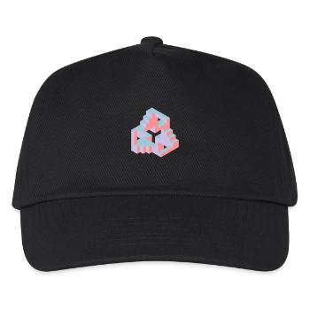 Impossible Figures 77B - Kids’ Baseball Cap - black - Front