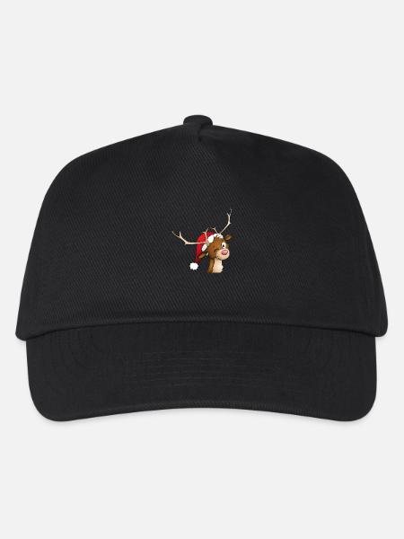 Rentier - Kinder Basecap - Schwarz
