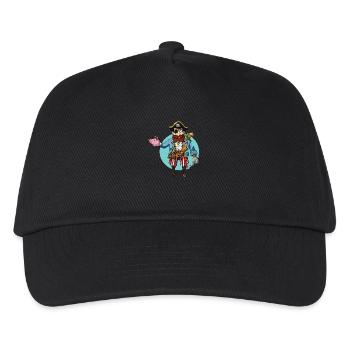 Pig-Hand - Kinder Basecap - Schwarz - Vorne